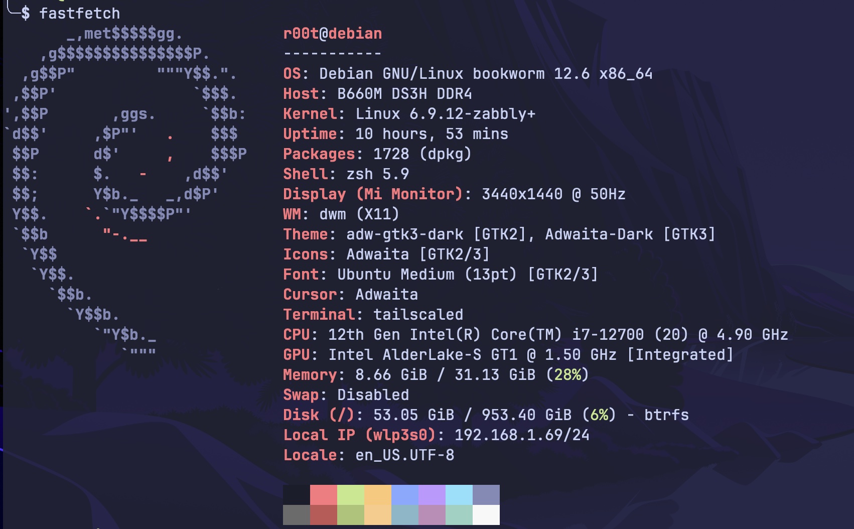 debian-fastfetch